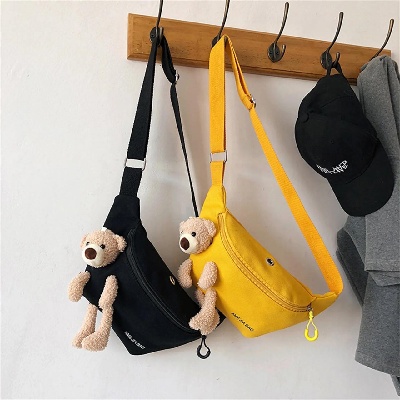Teddy bear sling bags cheap