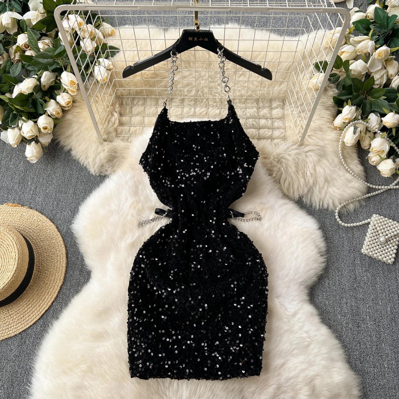 green emerald velvet dress Babydoll Short Embroidered Fancy Prom Dress main image 1