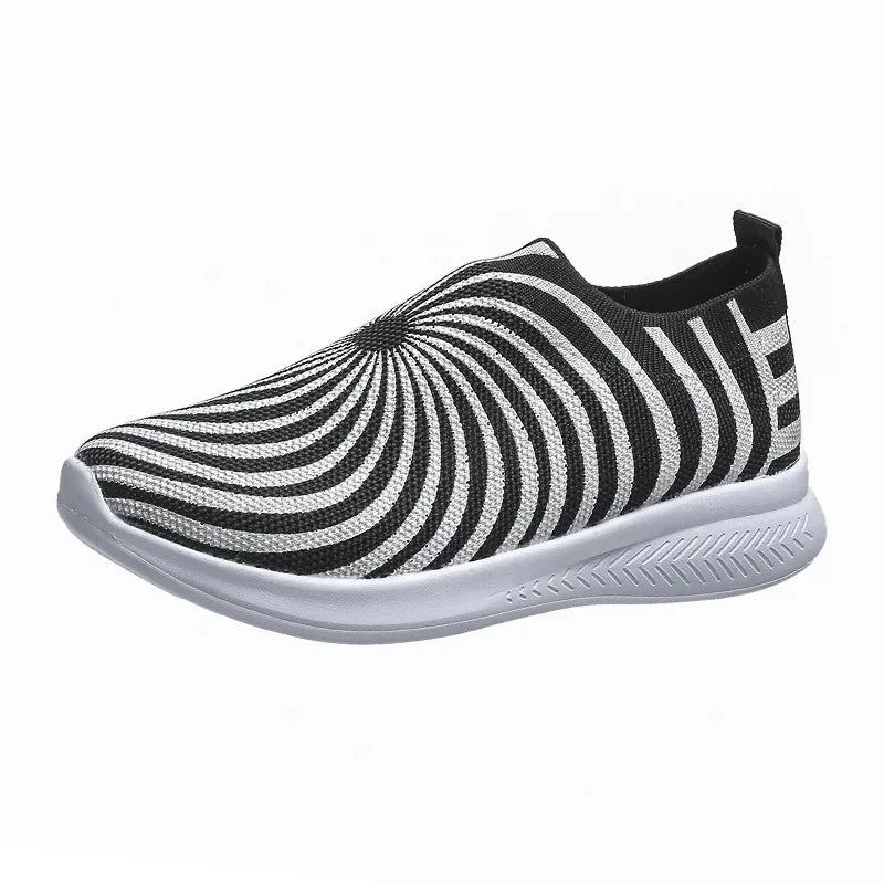 Optical Illusion Slip-on Sneakers For Women on Luulla