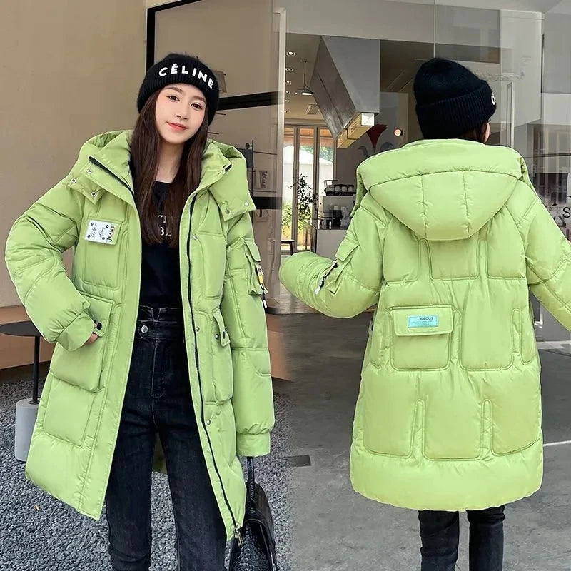Lime green winter coat online