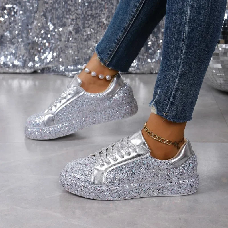 Sequin chunky sneakers hotsell