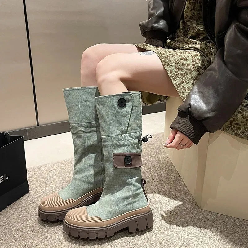 Waterproof canvas boots on sale
