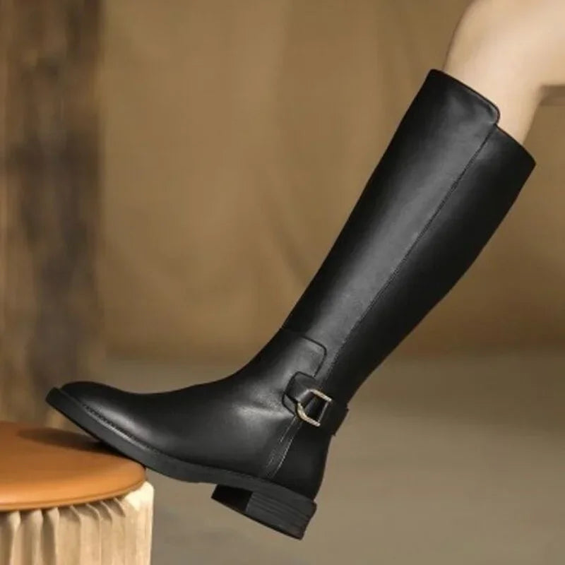 Sleek riding boots on sale