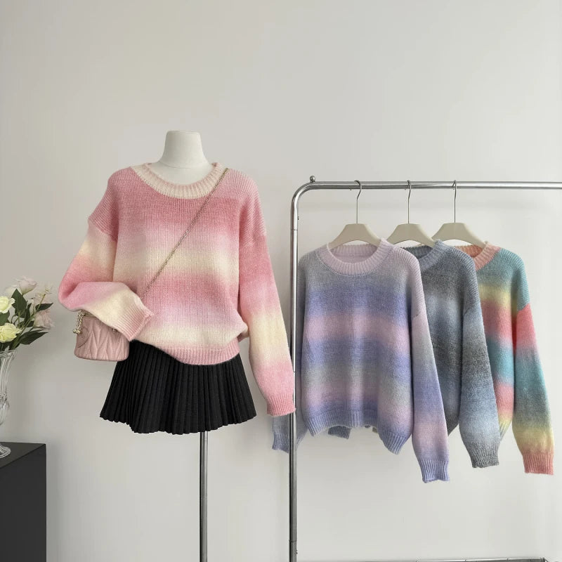 Pastel color sweater 2025