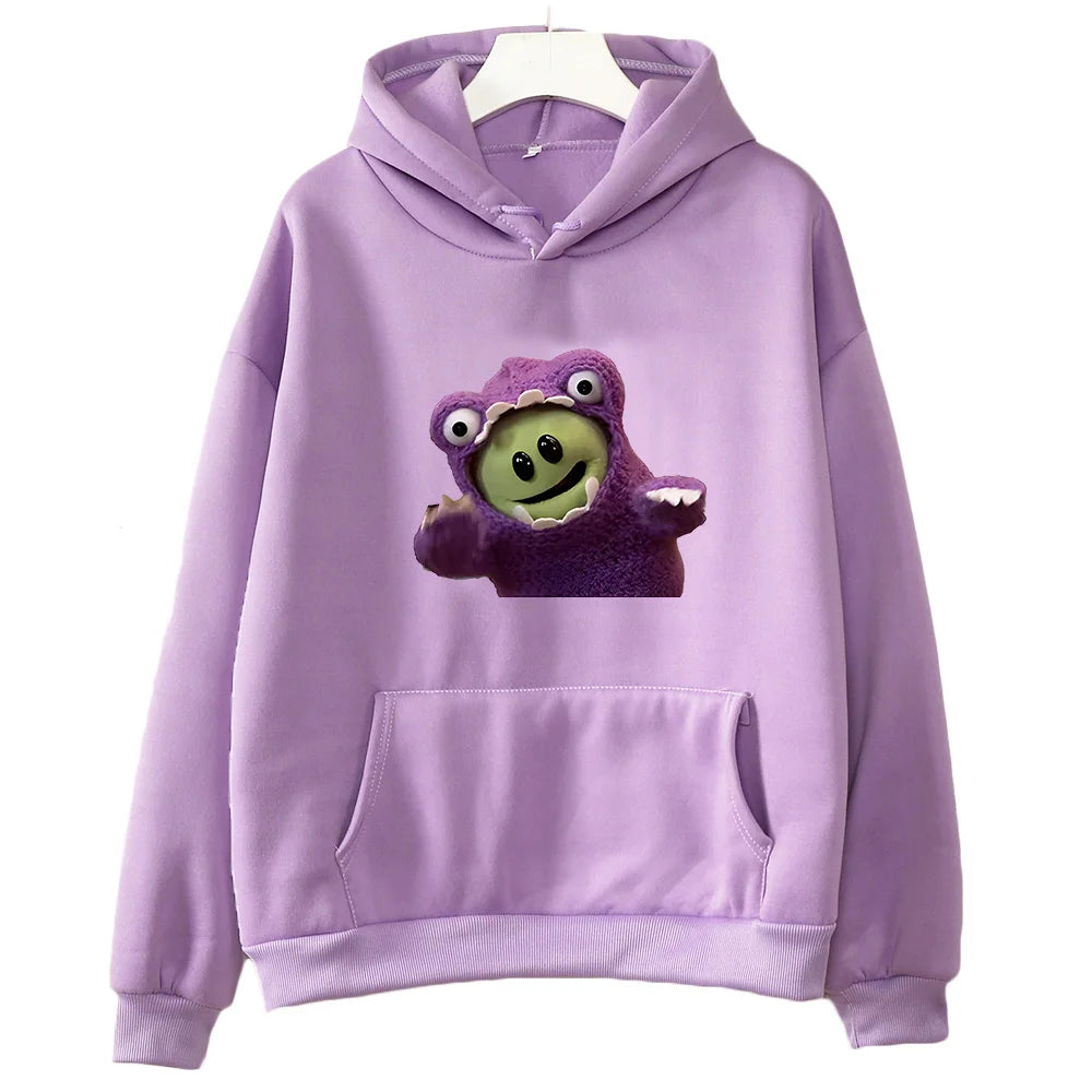 Purple monster hoodie clearance