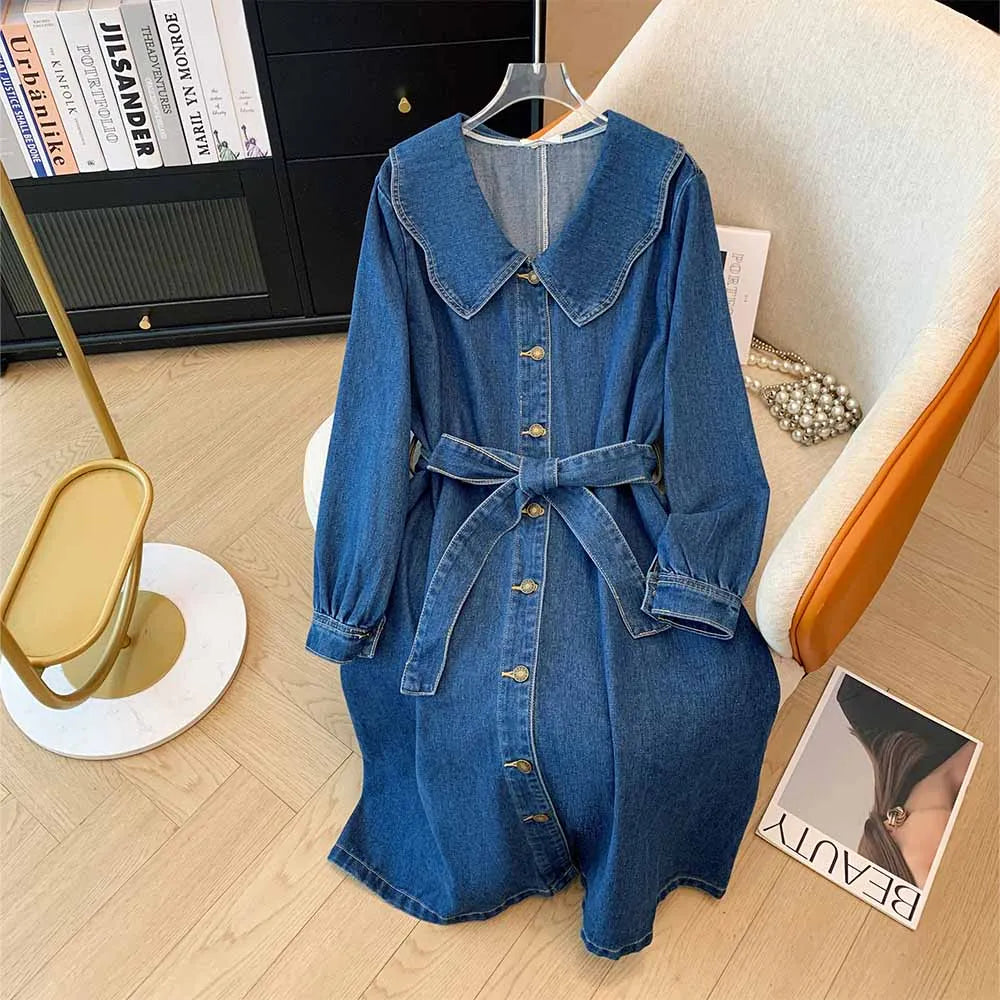 justice denim dress JUSTICE DRESS (DARK INDIGO)  ANNA QUAN US
