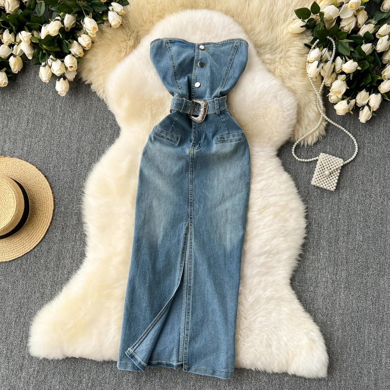 embellished draped ruffle maxi dress in champagne Champagne Glitter Maxi Dress with High Slit and Beaded Floral Detailing – Embellished Gown with Sheer Tulle Train Plus Size Size 12 / Champagne