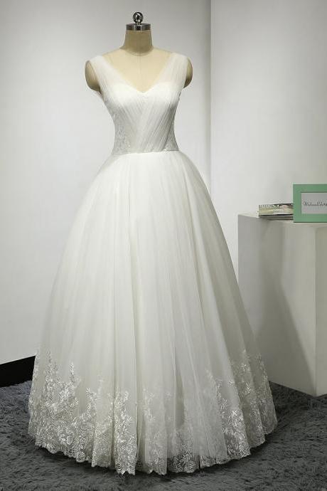 Bodice Ball Gown,V Neck Prom Dress,Illusion Prom Dress,Fashion Bridal Dress,Sexy Party Dress,Custom Made