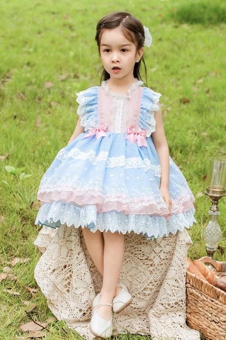 Wholesale, Lolita princess sundress, children's tulle bouffant dress