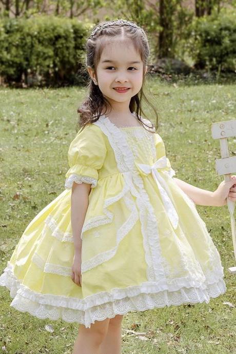 Summer, new style, girl princess dress, children's Lolita dress bouffant dress