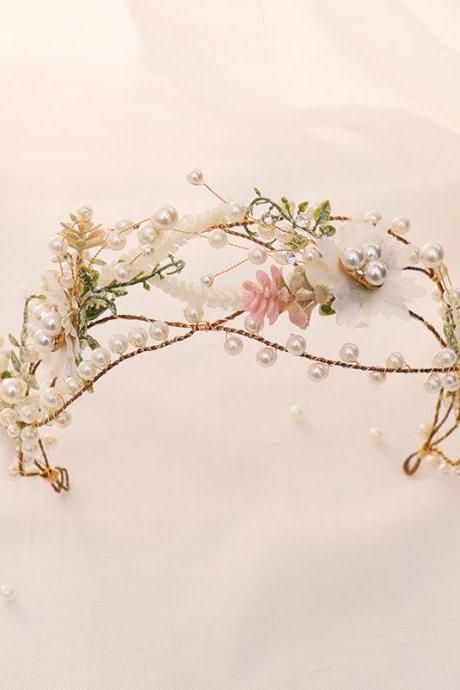 Bride's Wreath, Exquisite Christmas Wreath, Bride's Headband