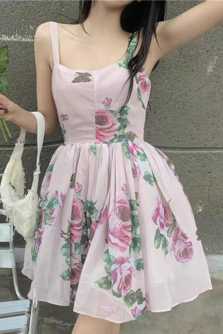 Summer, Fashionable And Romantic Dress, High Waist A-line Princess Dress