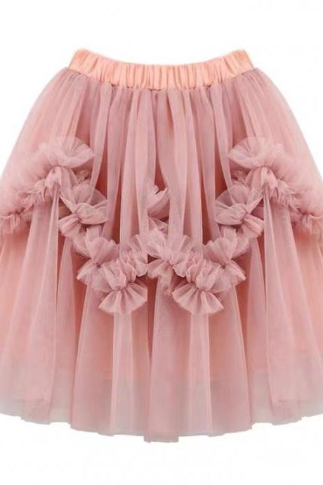 Children's skirt, girl gauze princess skirt, spring and summer, new products, children's half skirt, short skirt, dance skirt