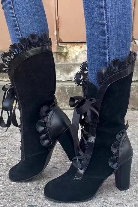 Women's lace shoes, Doc Martens, chunky ankle boots