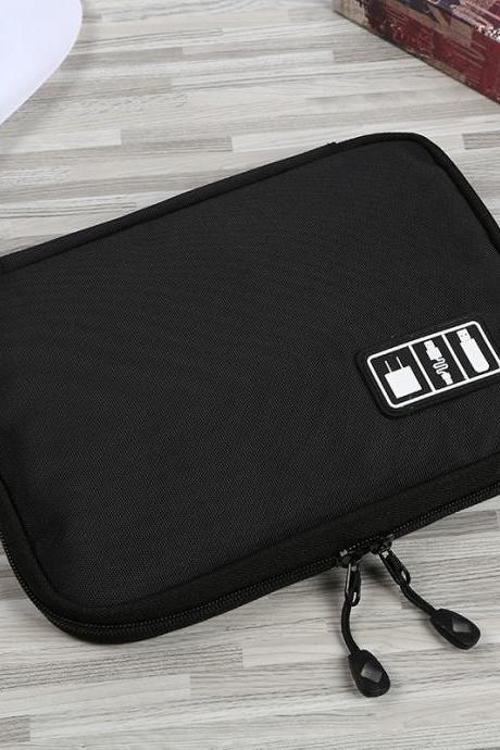 Digital Storage Bag USB Data Cable Organizer For Earphone Wire Bag Pen Power Bank Travel Kit Case Pouch
