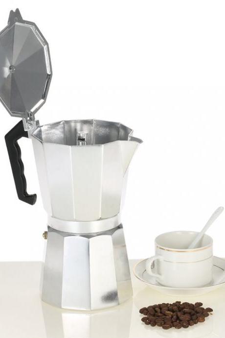 50ml 1 Cup Moka Pot Italian Coffee Machine Espresso Aluminum Geyser Coffee Maker Kettle Latte Stove Classic Coffeeware