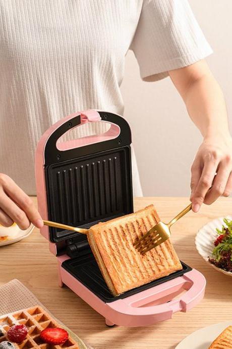 Waffle Maker Sandwich Maker Multifunctional Light Breakfast Machine Double-sided Heating Bread Maker Small Toaster
