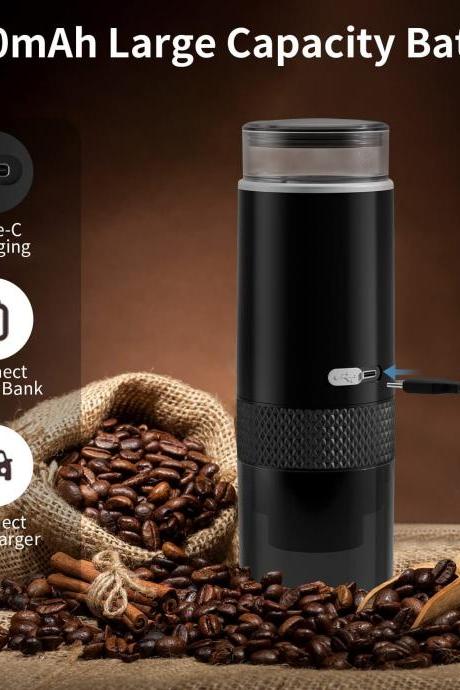 Portable Electronic Coffee Maker Rechargeable Espresso Machine