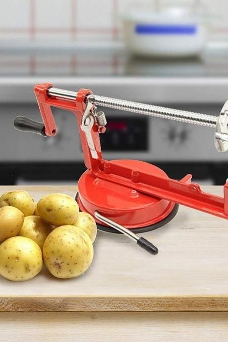 Stainless Steel Plastic Rotate Potato Slicer Twisted Potato Spiral Slice Cutter