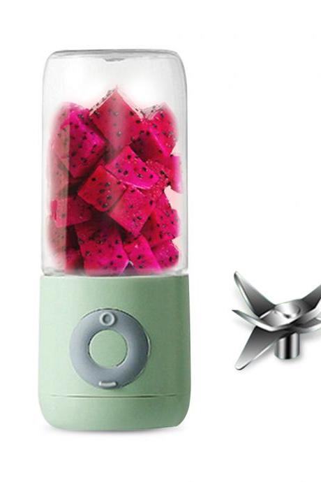 Electric Juicer Mixer Fruit 6 Cutter USB Rechargeable Blenders Cup Mini Portable