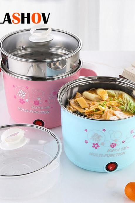 Multifunction Home Electric Cooker Automatic Hot Pot 1-2 People Heating Pan Cooking Pot