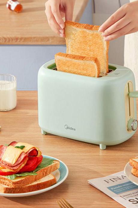 Machine Sandwich Bread Machine Automatic Home Stainless Steel Toaster Smart Power-off 6-speed Breakfast Machine