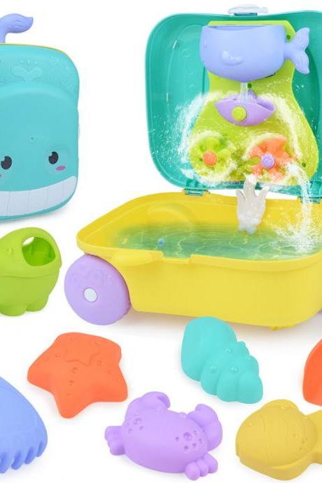 Summer Beach Sand Play Toys For Kids Luggage Toy Kit Water Toys Sand Bucket Pit Tool Outdoor Toys