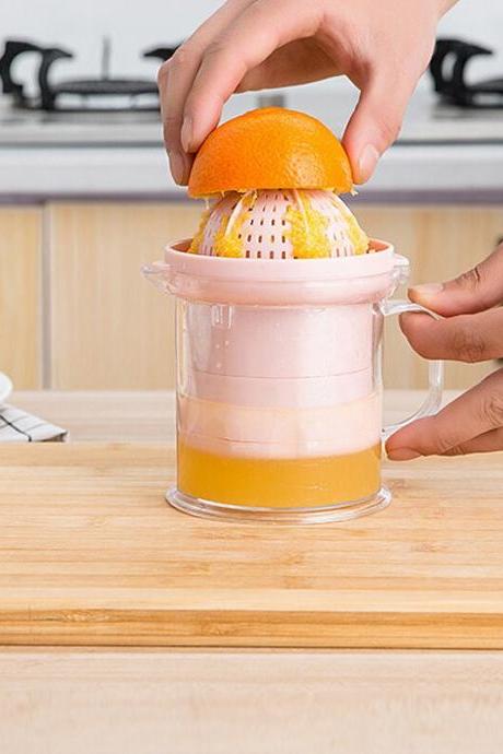 Multifunctional Household Manual Juicer Kitchen Gadget Orange Lemon With Graduated Cup Squeezer