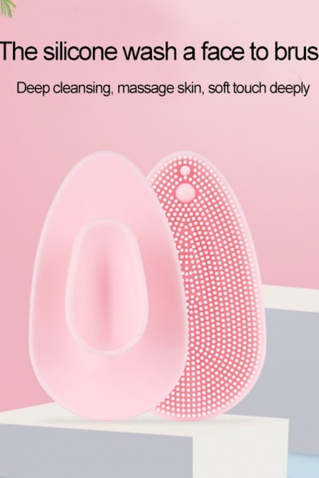 Silicone Cleansing Brush Deep Pore Skin Care Facial Scrub Cleansing Tool Mini Soft Exfoliating Beauty Cleanse Facial Wash Brush