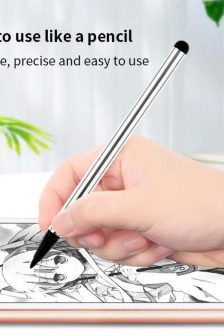 For Ipad Accessories Touch Screen Universal 2 In1 Capacitive Pen For Mobile Android Phone Smart Pencil Accessories Stylus Pen