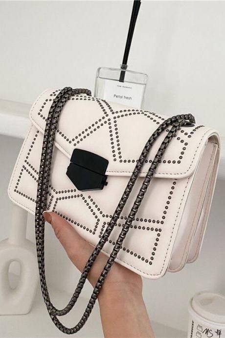 Studded Elegance Crossbody Bag