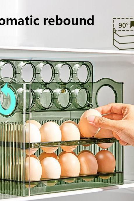 Egg Storage Box Refrigerator Organizer Food Containers Egg Fresh-keeping Case Holder Tray Dispenser Kitchen Storage Boxes