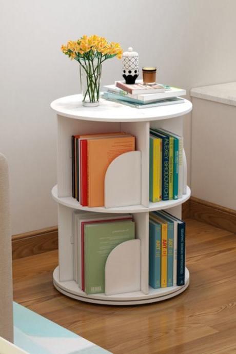 360° Display Floor Standing Bookcase Storage Rack For Kids&amp;amp;amp;adults Multi-functional Bookshelf Organizer