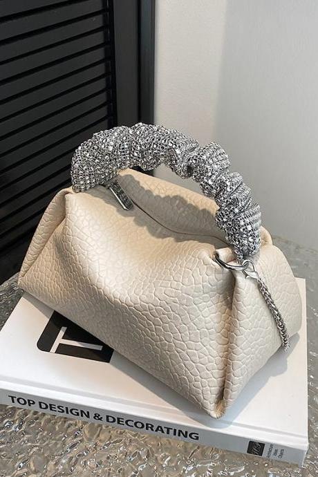 Women&amp;amp;amp;#039;s Bag Solid Pu Light Luxury Handbag Simple And Versatile Makeup Bag Fashion Crossbody Bag