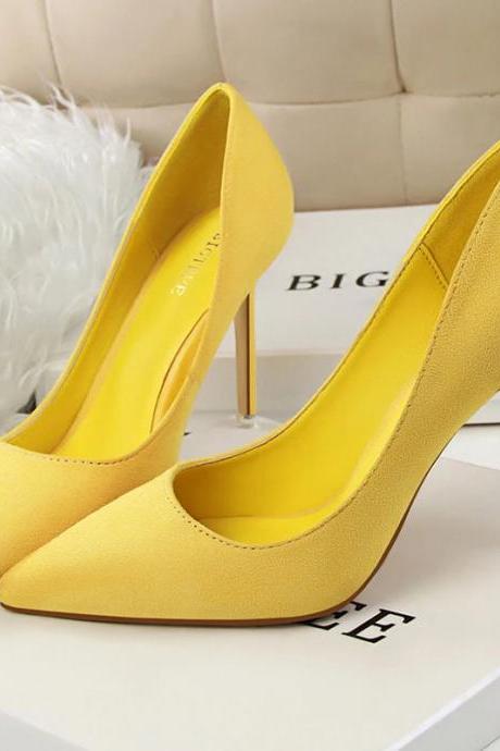 Prom shoes yellow on sale