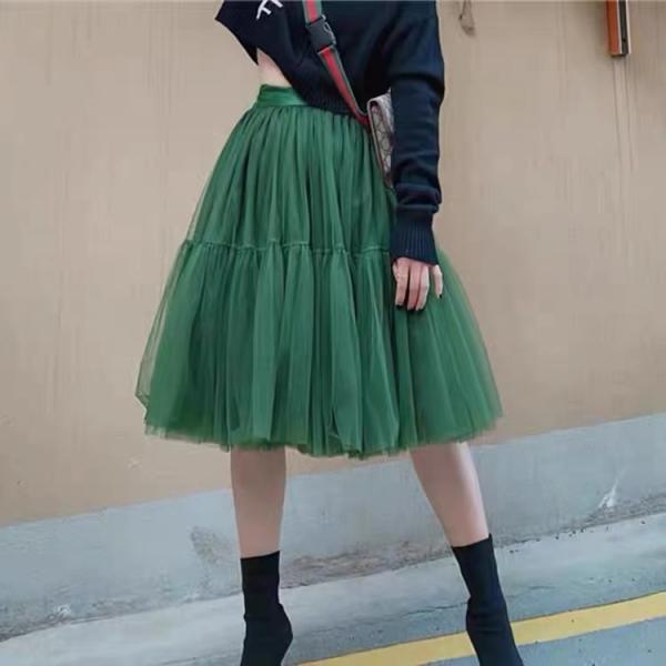 High Waist tutu skirt, Fairy skirt ,multi-layer half skirt ,Shaggy skirt A-line skirt