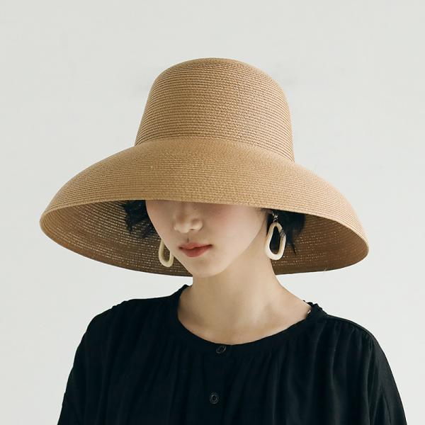 Retro, fashion straw hat, sun visor, sun protection, seaside beach hat, big brim sun hat