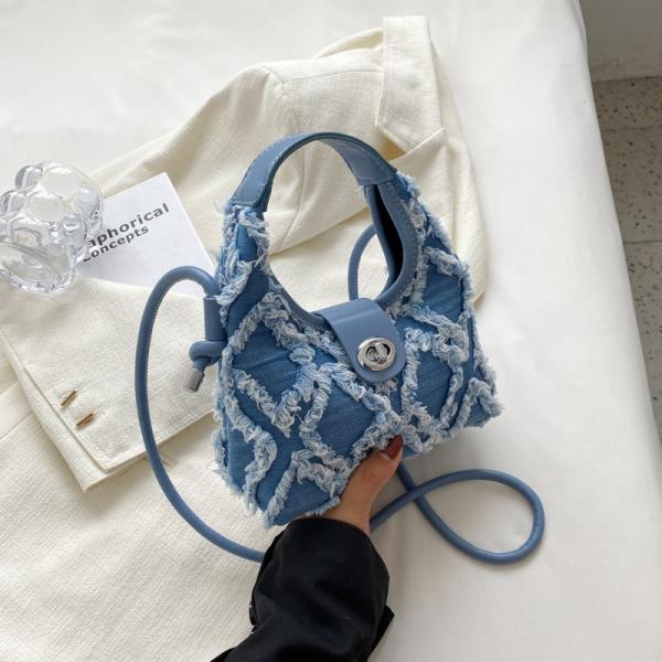 Soft Fabric Trend Small Shoulder Crossbody Bags for Women Hobo Luxury Brand Designer Women Handbags Kawaii Totes Handbag