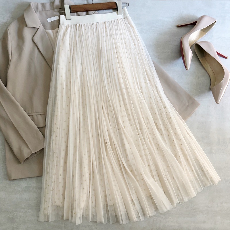 The Double Gauze Ruffle Skirt main image 1
