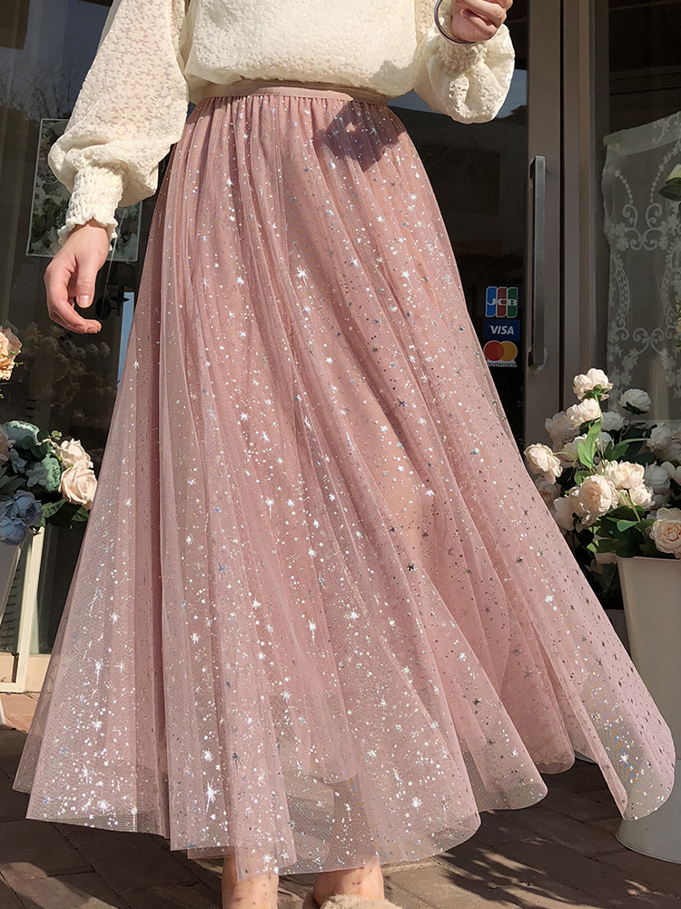 Starry black skirt main image 0