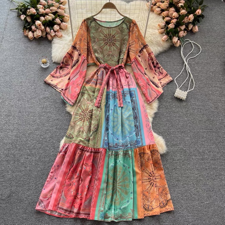 and denim dress Mylie Denim Maxi Dress