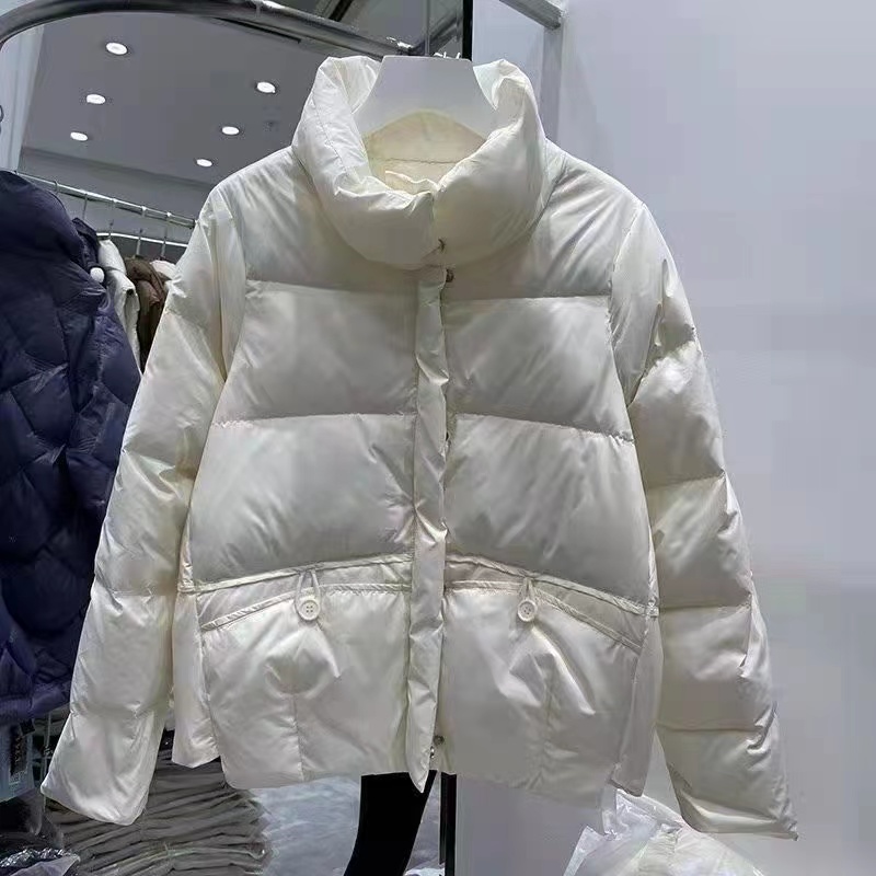 Short Down Jacket, New Style, White Down Down Jacket, Stand Collar ...