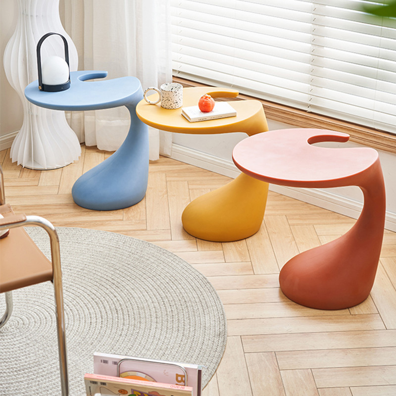 Minimalist Coffee Table Nordic Irregular Small Makeup Dining Coffee ...