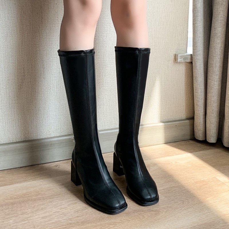 Autumn Winter Fashion Thigh High Boots For Women With Thick Heels on Luulla
