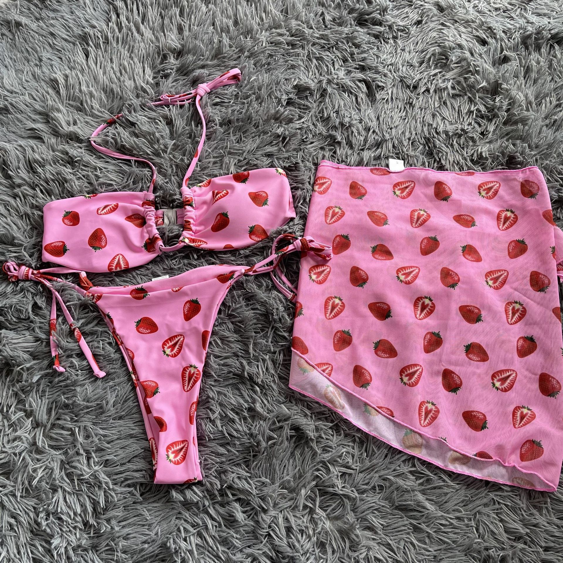 Three-Piece Holiday Swimsuit