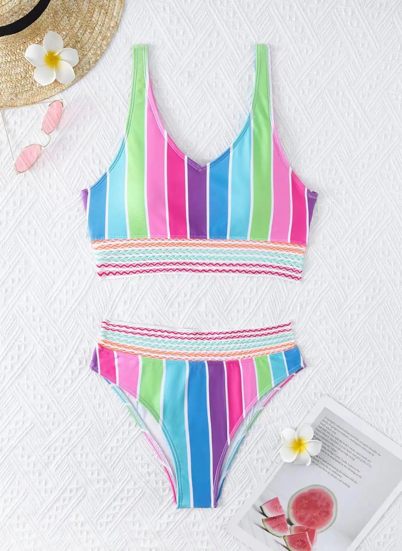 Scoop Neck Bikini Set main image 1