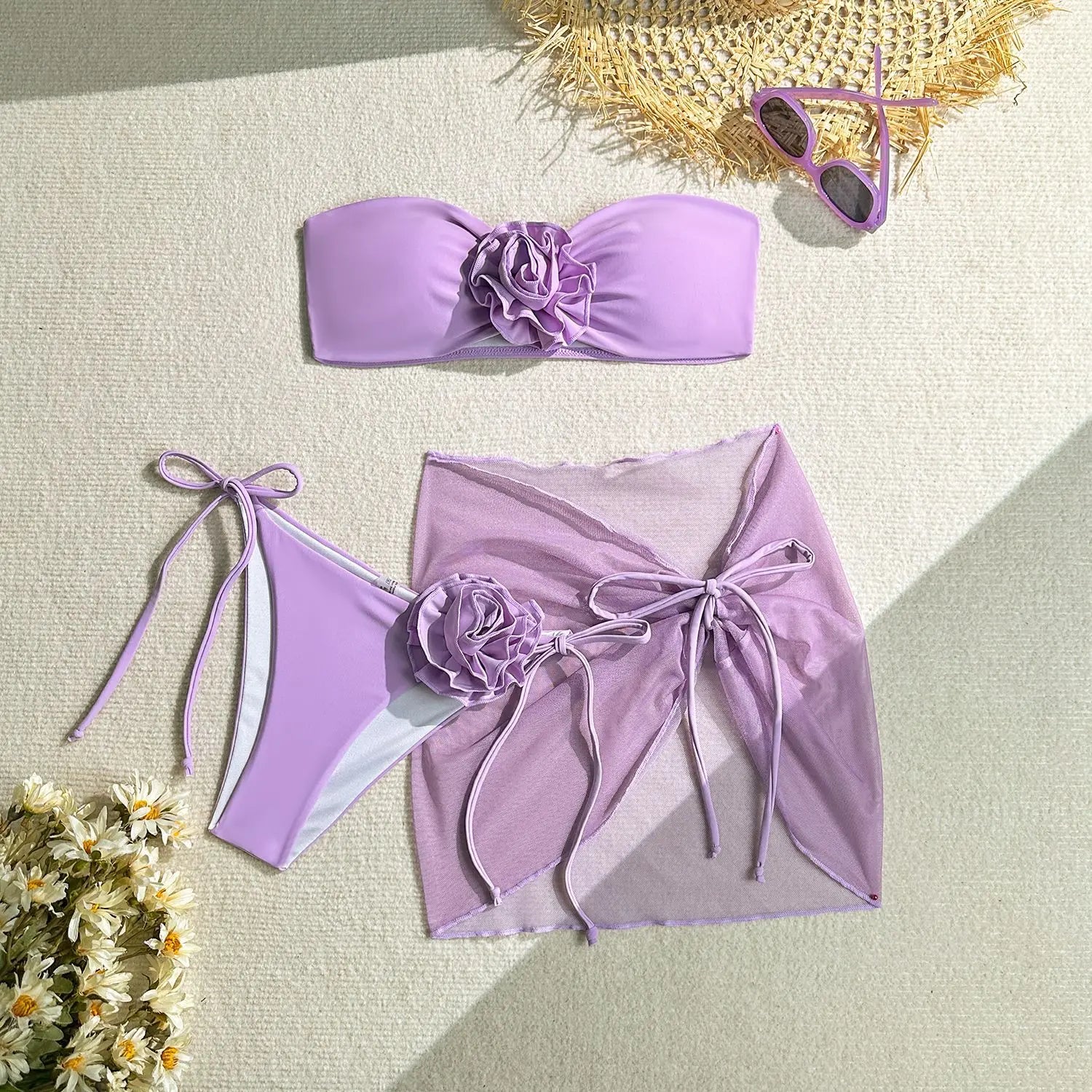 Wild Lilac Bikini Set