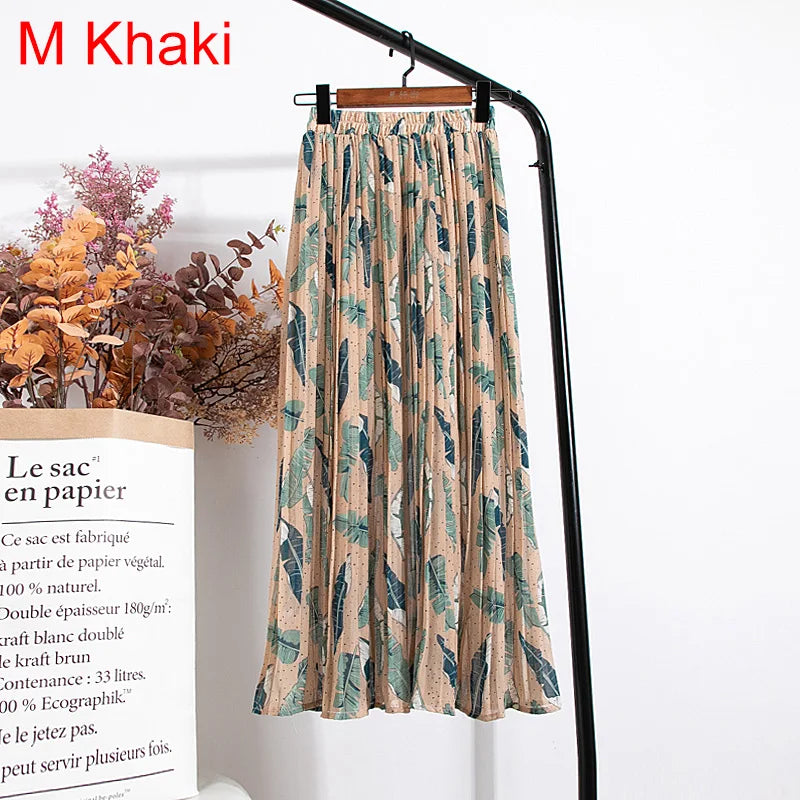 Lysandra Floral Print Maxi Skirt