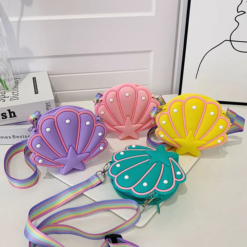 Colorful Shell-shaped Crossbody Bags With Starfish Decor on Luulla