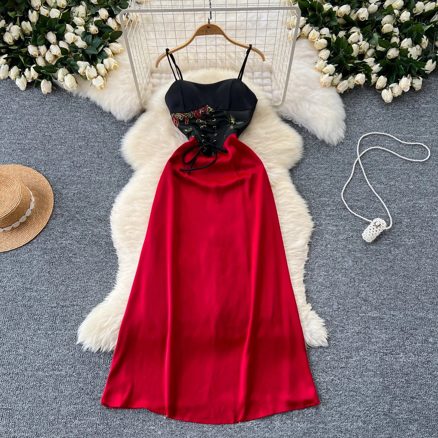 boho white dress lace Long Halter Sleeveless – misshow.com 279M1 Size:40/S SILK DRESS SHORT BLACK